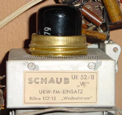 UKW-FM-Einsatz UE52/W UE52/GW; Schaub und Schaub- (ID = 19828) Adaptor