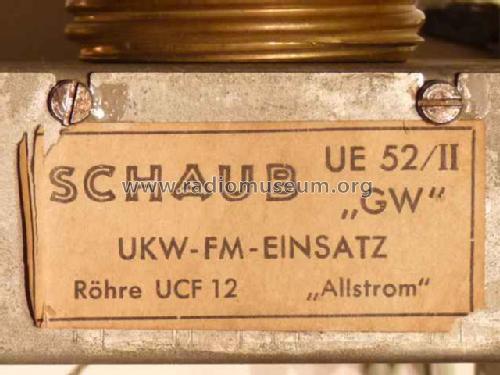 UKW-FM-Einsatz UE52/W UE52/GW; Schaub und Schaub- (ID = 2498829) Adaptor