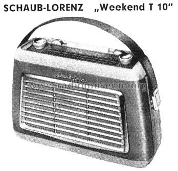 Weekend T10 Type 41082; Schaub und Schaub- (ID = 112085) Radio