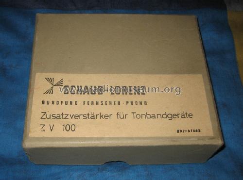 Zusatzverstärker ZV100; Schaub und Schaub- (ID = 965308) Verst/Mix