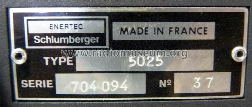 Enertec Oscilloscope 5025; Schlumberger; (ID = 659243) Ausrüstung