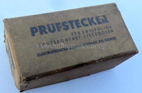 Steckdosen-Prüfstecker PSPK; Schmidt, Hanno; (ID = 2061957) Equipment