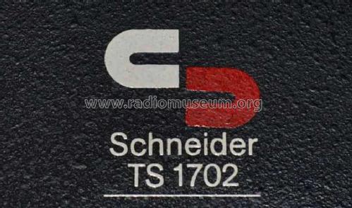 TS 1702; Schneider (ID = 1355316) Radio