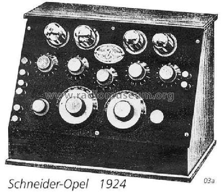 4-Röhrenempfänger ; Schneider-Opel AG, (ID = 2401) Radio