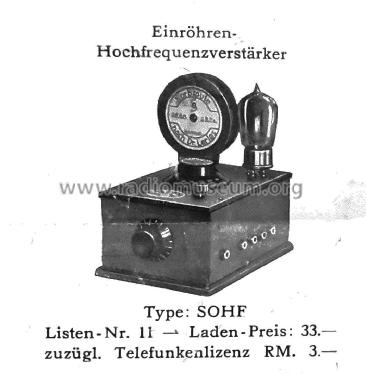 HF-Verstärker SOHF; Schneider-Opel AG, (ID = 3077772) RF-Ampl.