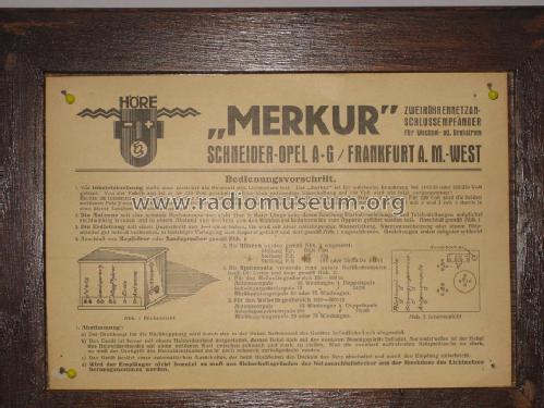 Merkur SOQ; Schneider-Opel AG, (ID = 1514770) Radio