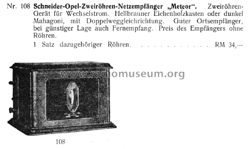 Meteor II SO N2; Schneider-Opel AG, (ID = 2961498) Radio