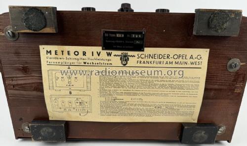 Meteor IV W ; Schneider-Opel AG, (ID = 3105805) Radio