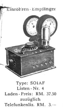 SO1AF; Schneider-Opel AG, (ID = 3075703) Radio