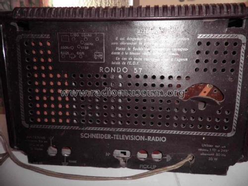 Schneider Rondo 53 de 1955 : Poste radio vintage Bluetooth