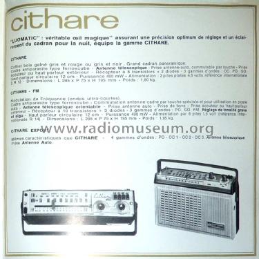 Cithare Export ; Schneider Frères, (ID = 2257453) Radio