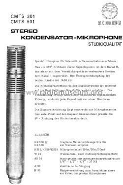 Stereo-Kondensator-Mikrophon CMTS501; Schoeps, Dr., (ID = 2572575) Microphone/PU