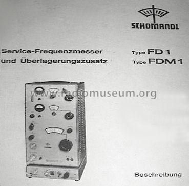 Frequenzmesser FD 1; Schomandl KG; (ID = 1209334) Equipment