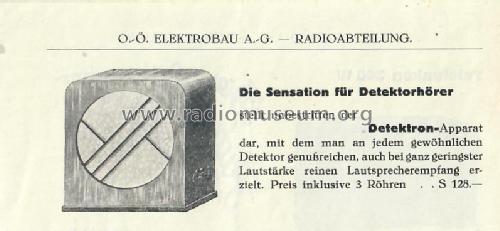 Detektron ; Schrack Triotron; (ID = 2881482) Radio