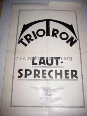 Triotron Gothic T3; Schrack Triotron; (ID = 2038102) Speaker-P