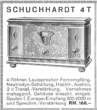 4T; Schuchhardt, (ID = 2982517) Radio