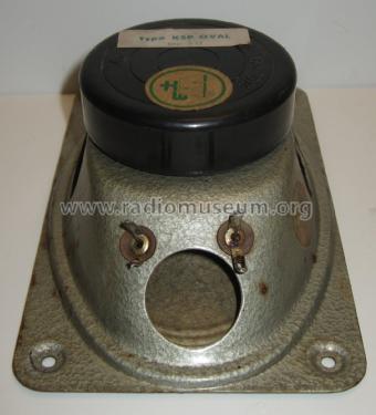 Lautsprecher-Chassis KSP oval 5 Ohm Speaker-P Schulz |Radiomuseum.org