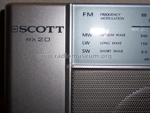 4 Band Portable Receiver RX 20; Scott; H.H.; Maynard (ID = 2960127) Radio
