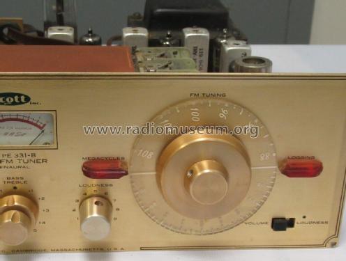 AM/FM Tuner 331-B; Scott; H.H.; Maynard (ID = 3013148) Radio
