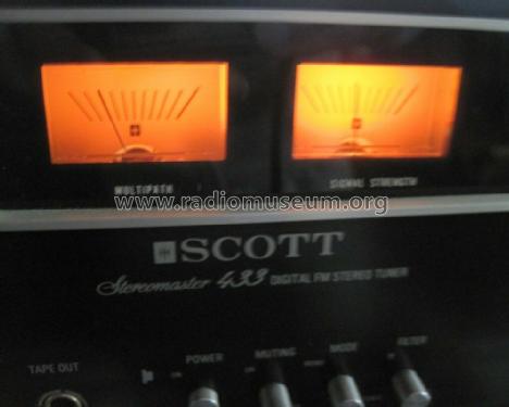 Digital FM Stereo Tuner Stereomaster 433; Scott; H.H.; Maynard (ID = 2741873) Radio