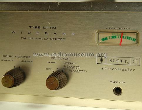 Scott Kit Stereomaster LT-110; Scott; H.H.; Maynard (ID = 1606388) Radio