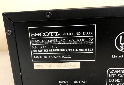 Stereo Dual Cassette Deck DD660; Scott; H.H.; Maynard (ID = 2866465) R-Player
