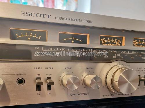 Stereo Receiver 350RL; Scott; H.H.; Maynard (ID = 2929586) Radio