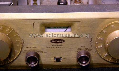 Stereomaster 330-D; Scott; H.H.; Maynard (ID = 1377030) Radio
