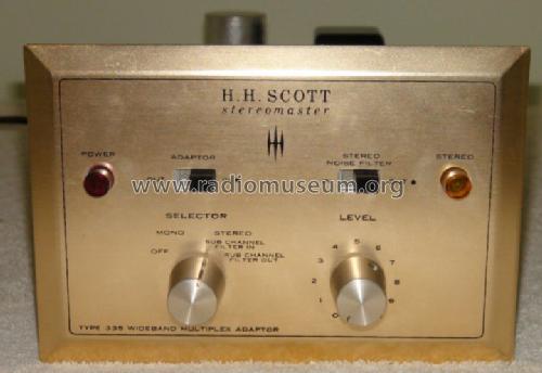 Wideband Multiplex Adaptor 335; Scott; H.H.; Maynard (ID = 1373391) mod-past25