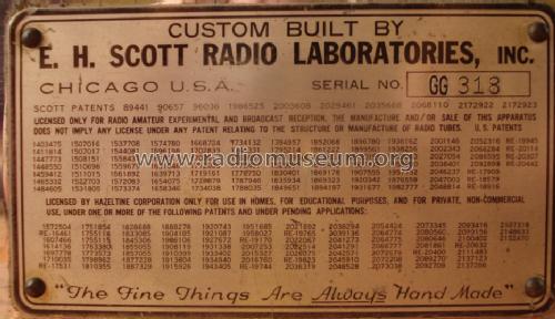 Beam-of-Light Philharmonic Chrome CHASSIS; Scott Radio Labs.E.H (ID = 985783) Radio