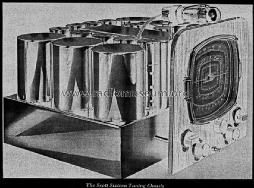 Sixteen Chrome CHASSIS; Scott Radio Labs.E.H (ID = 250808) Radio