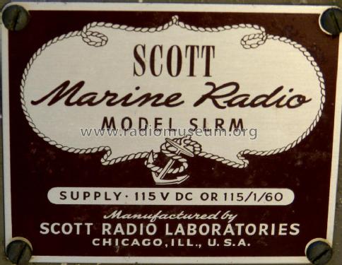 SLR-M ; Scott Radio Labs.E.H (ID = 2659881) Radio