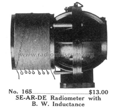 Radiometer with B.W.Inductance 165; Se-Ar-De brand; (ID = 1196176) mod-pre26