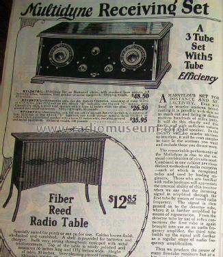 3 Tube Multidyne Receiving Set Order= 57A 2670 plus 2673 or 2674; Sears, Roebuck & Co. (ID = 1256818) Kit