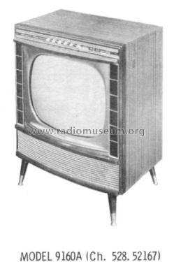 9160A Ch= 528.52167; Sears, Roebuck & Co. (ID = 908029) Television