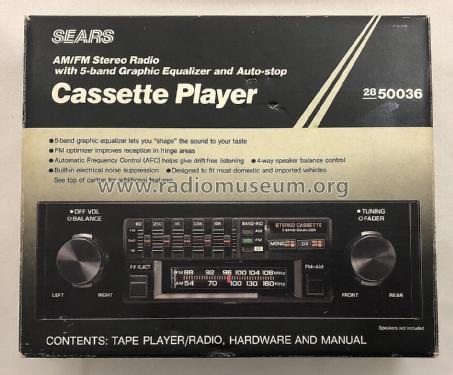 Dashmate 260.500360; Sears, Roebuck & Co. (ID = 2888437) Car Radio