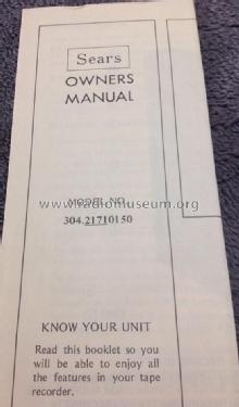 Micro Cassette Recorder 2171 612171 - 304.21710150; Sears, Roebuck & Co. (ID = 1854414) Reg-Riprod