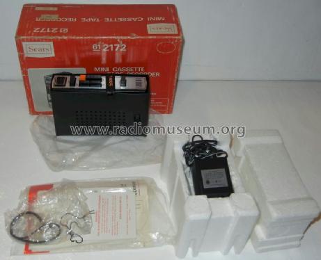 Mini Cassette Tape Recorder 612172 or 2172; Sears, Roebuck & Co. (ID = 1191023) R-Player