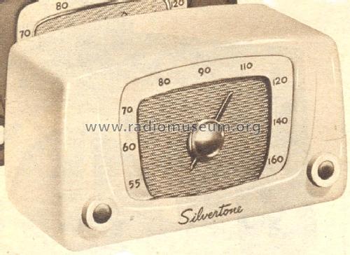 Silvertone 6 Ch= 132.881 Order=57K 06; Sears, Roebuck & Co. (ID = 1325696) Radio