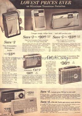 Silvertone 1021 Ch= 132.50601 Order=57X 1021; Sears, Roebuck & Co. (ID = 1644588) Radio