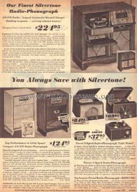 Silvertone 1045 and 1045L Ch= 528.194 Order=57F 01045; Sears, Roebuck & Co. (ID = 1622281) Radio