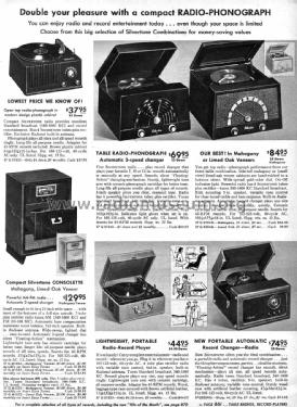 Silvertone 1052 Ch= 132.011 Order=57FM 1052; Sears, Roebuck & Co. (ID = 1329666) Radio