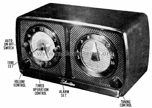 Silvertone 10 Clock Receiver Ch= 132.896 Order=57K 010; Sears, Roebuck & Co. (ID = 444890) Radio