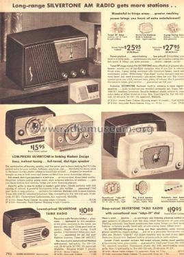 Silvertone 14 Ch= 478.239 Order=57F 014; Sears, Roebuck & Co. (ID = 1616744) Radio