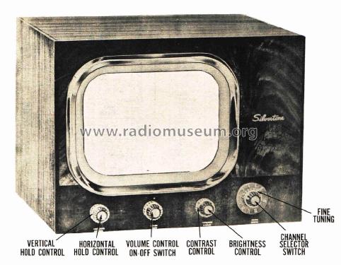 Silvertone 150-14 Ch= 478.338; Sears, Roebuck & Co. (ID = 2949996) Television