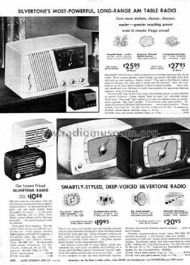 Silvertone 16 Ch= 132.844-1 Order=57E 016; Sears, Roebuck & Co. (ID = 1331180) Radio