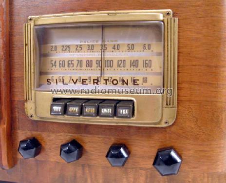 Silvertone Order= 57H 1771 Ch= 101.645 ; Sears, Roebuck & Co. (ID = 481491) Radio