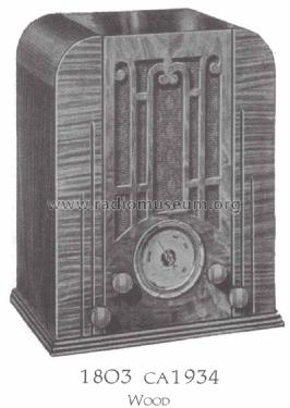 Silvertone 1803 Radio Sears, Roebuck & Co.; Chicago IL, build ...