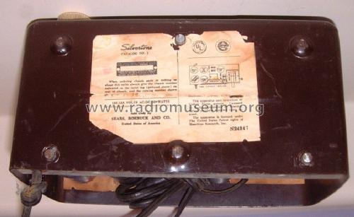 Silvertone 1 ; Sears, Roebuck & Co. (ID = 1293324) Radio