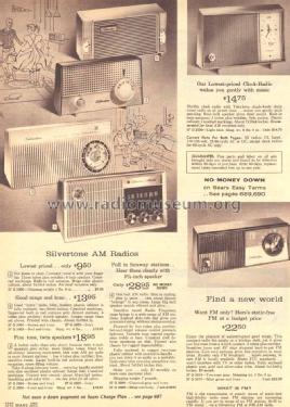 Silvertone 2000 Ch= 132.63901 Order=57G 2000; Sears, Roebuck & Co. (ID = 1670998) Radio